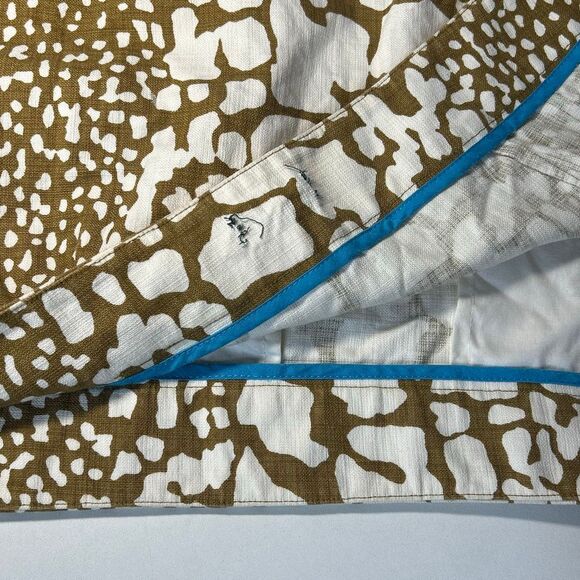 J Crew Python Mini Skirt Sz 12 Tawny Olive - Picture 8 of 8